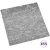 Grindų lentos 55 pcs Betono Pilka 5,11 m² PVC