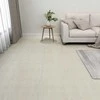Grindų lentos 5,11 m² 55 pcs PVC Kreminė balta