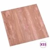 Grindų lentos 55 pcs Raudona 5,11 m² PVC