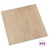 Grindų lentos 5,11 m² 55 pcs PVC Šviesiai pilka, Tamsiai ruda