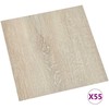 Grindų lentos 55 pcs Smėlio 5,11 m² PVC