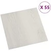 Grindų lentos 5,11 m² 55 pcs PVC Šviesiai smėlinė