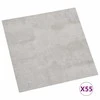 Grindų lentos 5,11 m² 55 pcs PVC Pilka ir Šviesiai Pilka