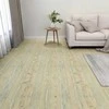Grindų lentos 5,11 m² 55 pcs PVC Balta ir Šviesiai Ruda