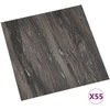 Grindų lentos 55 pcs Tamsiai pilka 5,11 m² PVC
