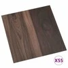 Grindų lentos 55 pcs Tamsiai rudas 5,11 m² PVC