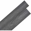 Grindų lentos Juoda ir Balta 2,51 m² 18 vnt. PVC