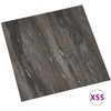 Grindų lentos Tamsiai pilka 5,11 m² 55 vnt. PVC