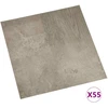 Grindų lentos Tamsiai ruda ir pilka 5,11 m² 55 vnt. PVC