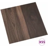 Grindų lentos Tamsiai rudas 5,11 m² 55 vnt. PVC