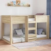 Lova Grindų lovos rėmas Sonoma 75 x 190 cm Apdirbta mediena