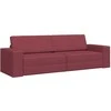 Sofa lova Vyno raudona 245 x 78 x 77 cm audinys