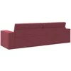 Sofa lova Vyno raudona 245 x 78 x 77 cm audinys
