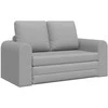 Sofa lova Debesų pilka 148 x 71 x 83 cm audinys