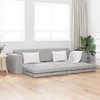 Sofa lova Debesų pilka 245 x 78 x 77 cm audinys