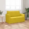 Sofa lova Saulėgrąžų geltona 124 x 71 x 78 cm Aksomas