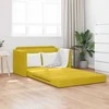 Sofa lova Saulėgrąžų geltona 124 x 71 x 78 cm Aksomas