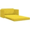 Sofa lova Saulėgrąžų geltona 124 x 71 x 78 cm Aksomas