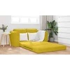 Sofa lova Geltona 148 x 71 x 83 cm Aksomas