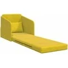 Sofa lova Geltona 65 x 80 x 83 cm Aksomas