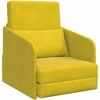 Sofa lova Geltona 65 x 80 x 83 cm Aksomas