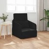 Sofa lova Juoda 65 x 80 x 83 cm Aksomas