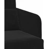 Sofa lova Juoda 65 x 80 x 83 cm Aksomas