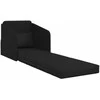 Sofa lova Juoda 65 x 80 x 83 cm audinys