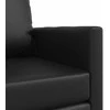 Sofa lova 60cm Juoda Dirbtinė Oda