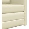 Sofa lova 60cm Kreminė Dirbtinė Oda