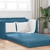 Sofa lova Mėlyna 124 x 71 x 78 cm Aksomas