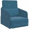 Sofa lova Mėlyna 65 x 80 x 83 cm Aksomas