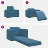 Sofa lova Mėlyna 98 x 71 x 83 cm Aksomas