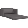 Sofa lova Pilka 124 x 71 x 78 cm Dirbtinė Oda