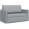 Sofa lova 110cm Šviesiai pilka audinys