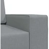 Sofa lova Šviesiai pilka 245 x 78 x 77 cm audinys