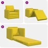 Sofa lova Tamsiai geltona 74 x 77 x 81 cm Aksomas
