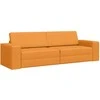 Sofa lova Tamsiai geltona 245 x 78 x 77 cm audinys
