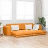 Sofa lova Tamsiai geltona 245 x 78 x 77 cm audinys