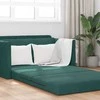 Sofa lova Tamsiai žalia 124 x 71 x 78 cm Aksomas