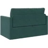 Sofa lova Tamsiai žalia 124 x 71 x 78 cm Aksomas