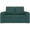 Sofa lova Tamsiai žalia 148 x 71 x 83 cm audinys