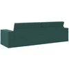 Sofa lova Tamsiai žalia 245 x 78 x 77 cm audinys