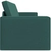 Sofa lova Tamsiai žalia 245 x 78 x 77 cm audinys