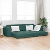 Sofa lova Tamsiai žalia 245 x 78 x 77 cm audinys