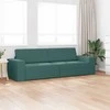 Sofa lova Tamsiai žalia 245 x 78 x 77 cm audinys