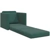Sofa lova Tamsiai žalia 74 x 77 x 81 cm Aksomas