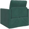 Sofa lova Tamsiai žalia 74 x 77 x 81 cm Aksomas
