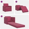 Sofa lova Vyno raudona 74 x 77 x 81 cm Aksomas