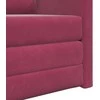 Sofa lova Vyno raudona 74 x 77 x 81 cm Aksomas